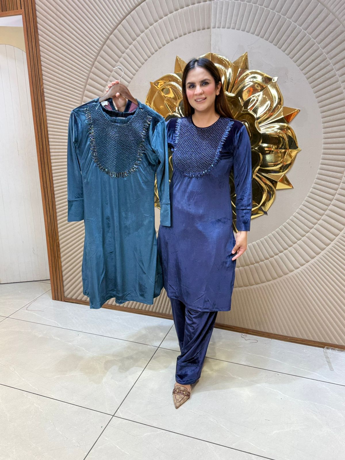 Stunning Velvet Co-Ord Set PC2126