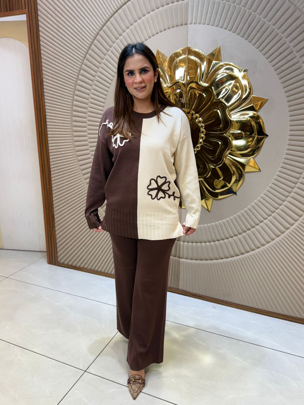 Beautiful Co-Ord Set With Embroidery Work PC2132