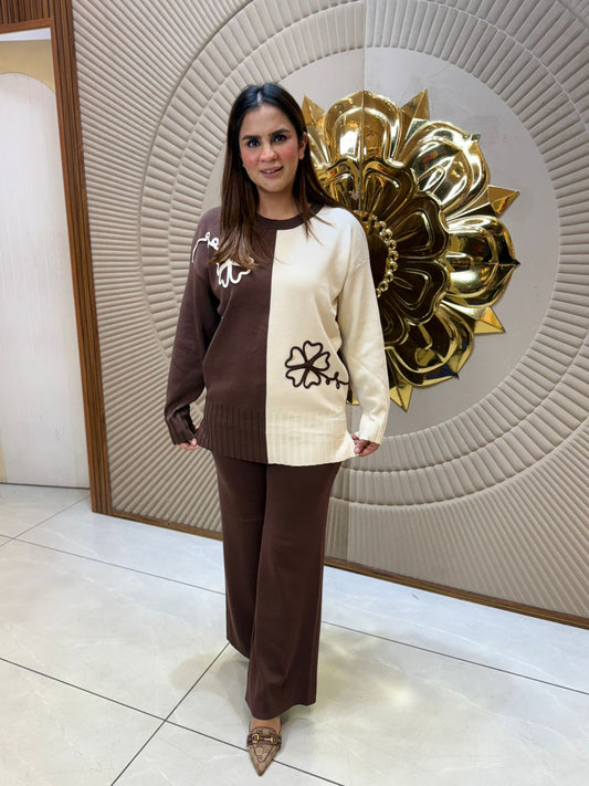 Beautiful Co-Ord Set With Embroidery Work PC2132