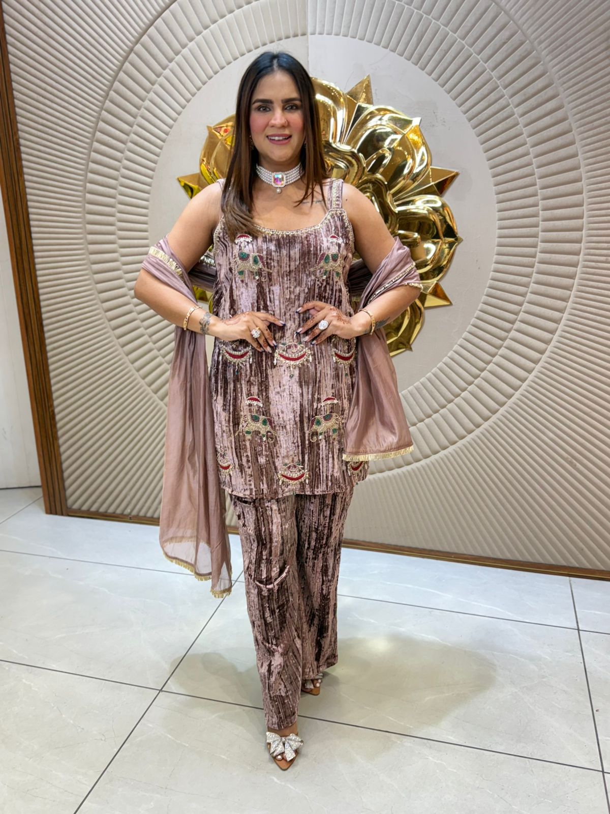 Beautiful suit with Elephant Design PC2141
