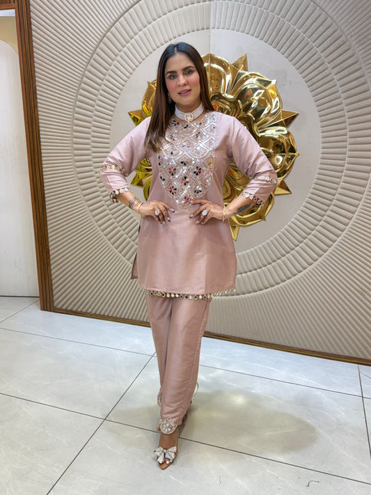 Elegant Dress With Lace Work PC2148