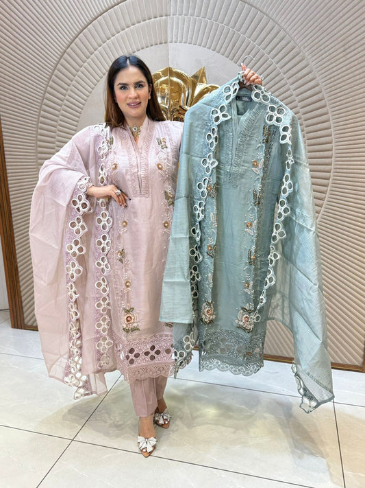 Elegant Suit With Designer Dupatta PC2156