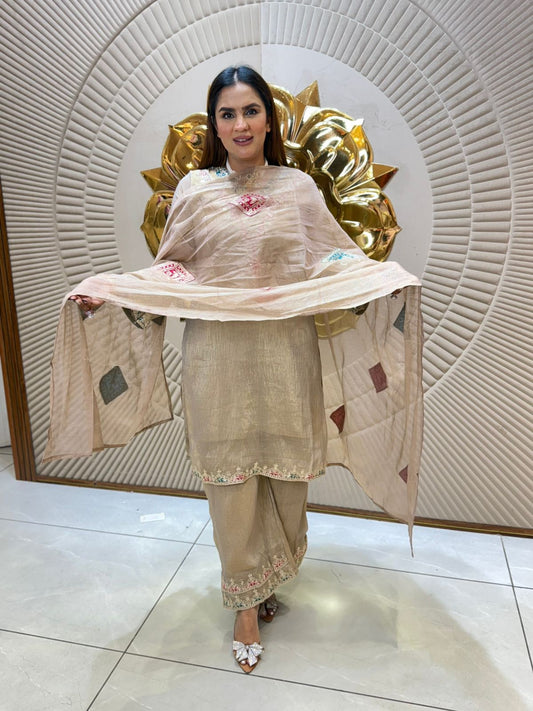 Elegant Suit With Designer Dupatta PC2161