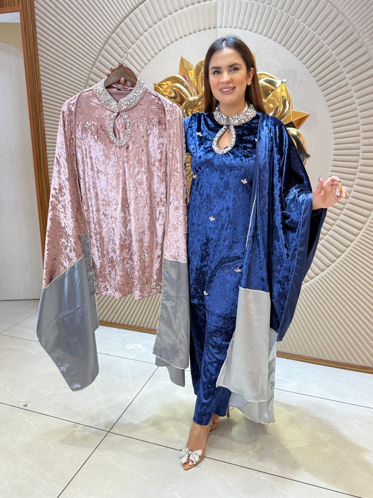 Elegant Velvet Suit PC2162