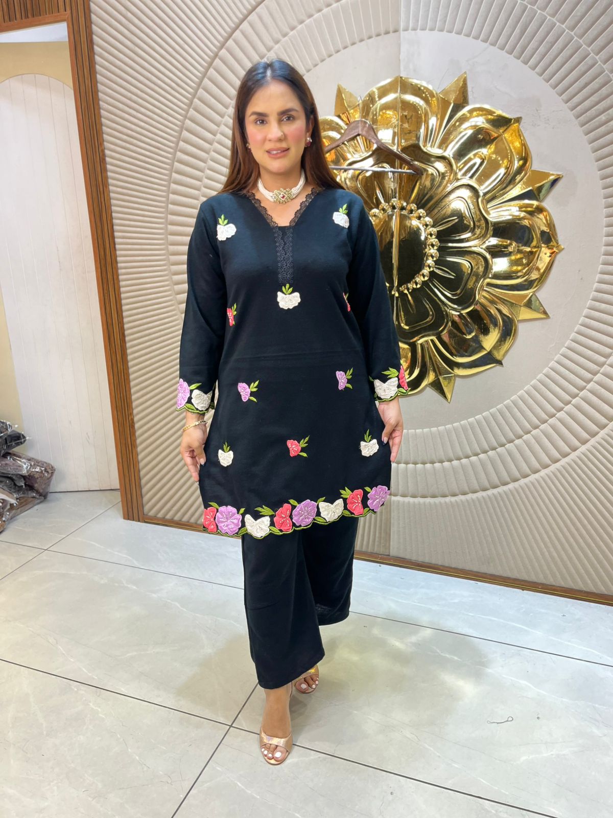 Stunning Suit With Embroidery Work PC2182