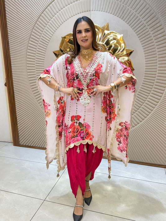 Beautiful Dress With V neck Design PC2184