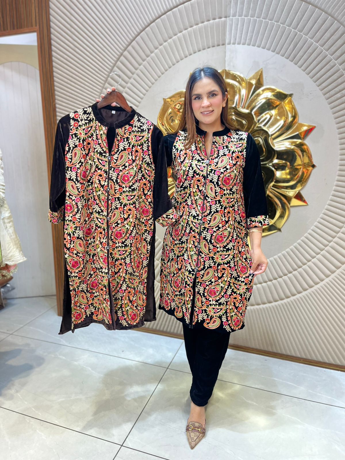 Elegant Velvet Dress PC2207