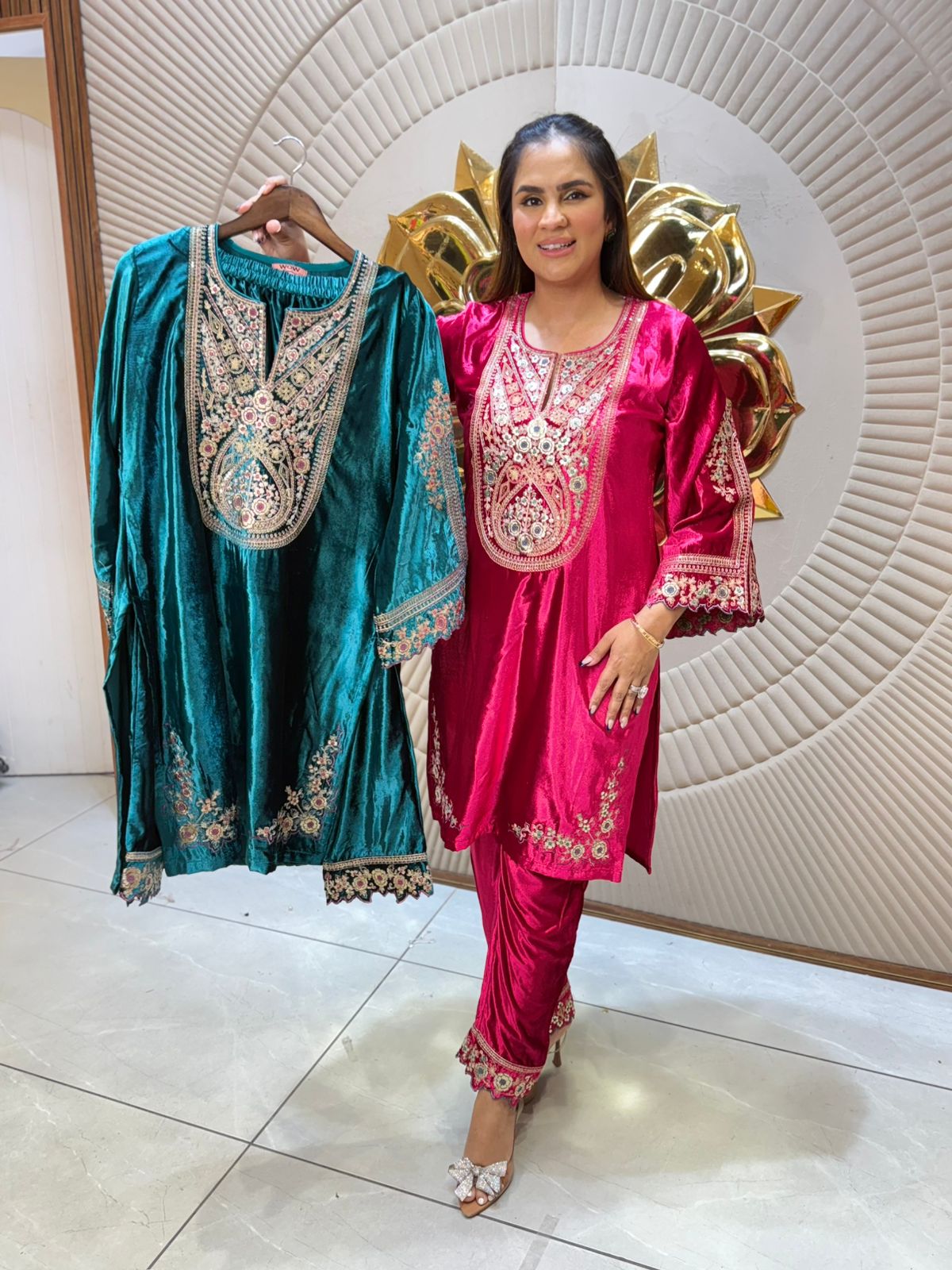 Elegant Velvet Dress PC2215