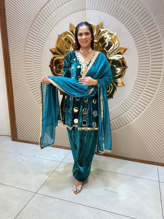 Beautiful Velvet Suit PC2217