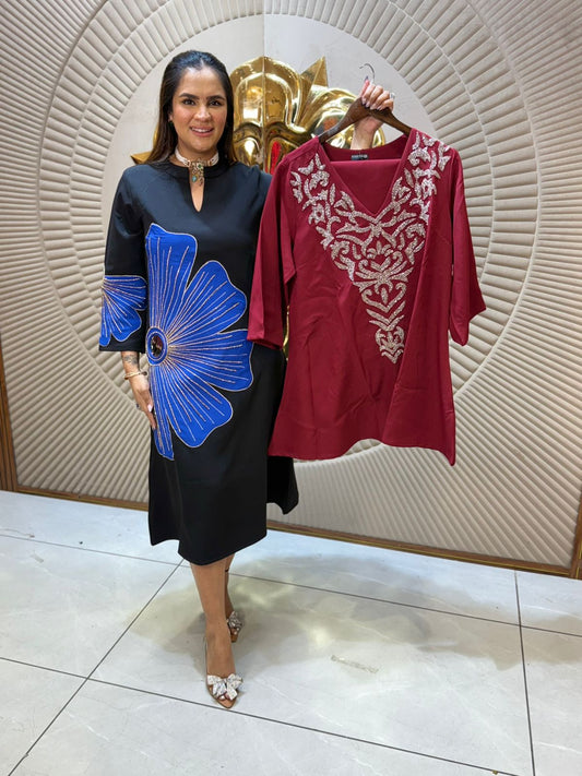 Beautiful Cordset With Front Neck Design PC2219