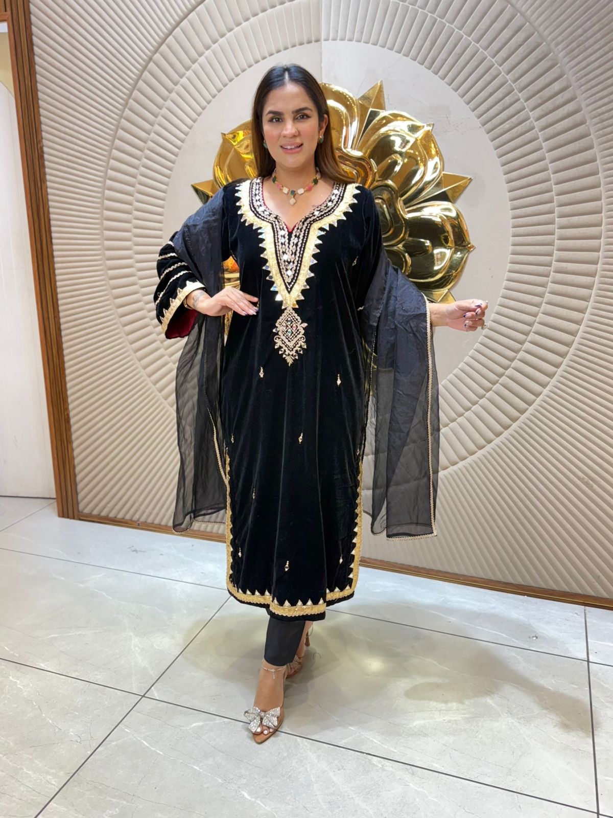 Beautiful Velvet Suit PC2229