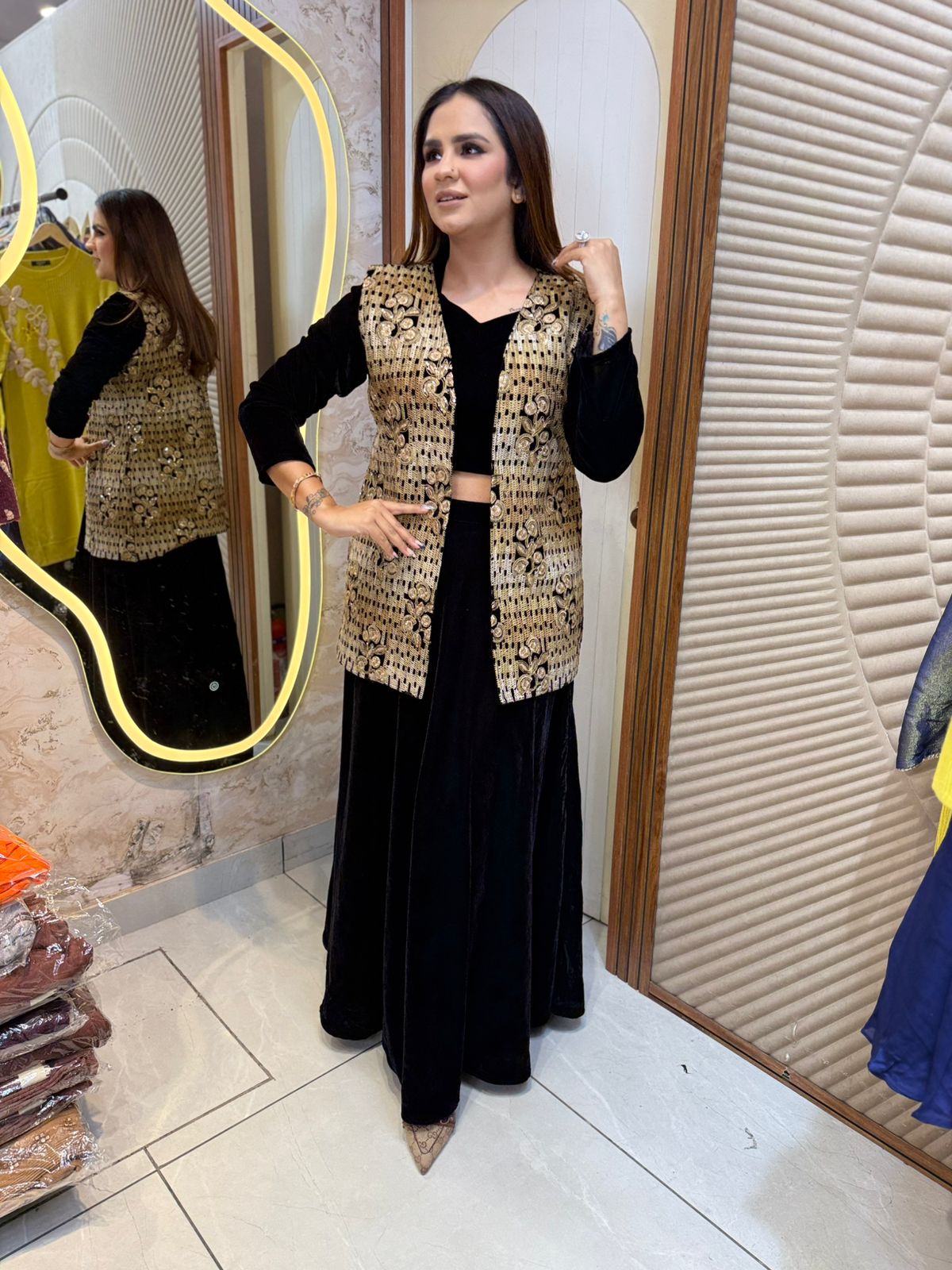 Beautiful Skirt Top with Jacket PC2238