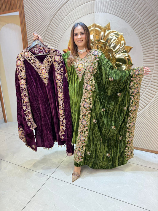 Elegant Velvet Suit PC2248