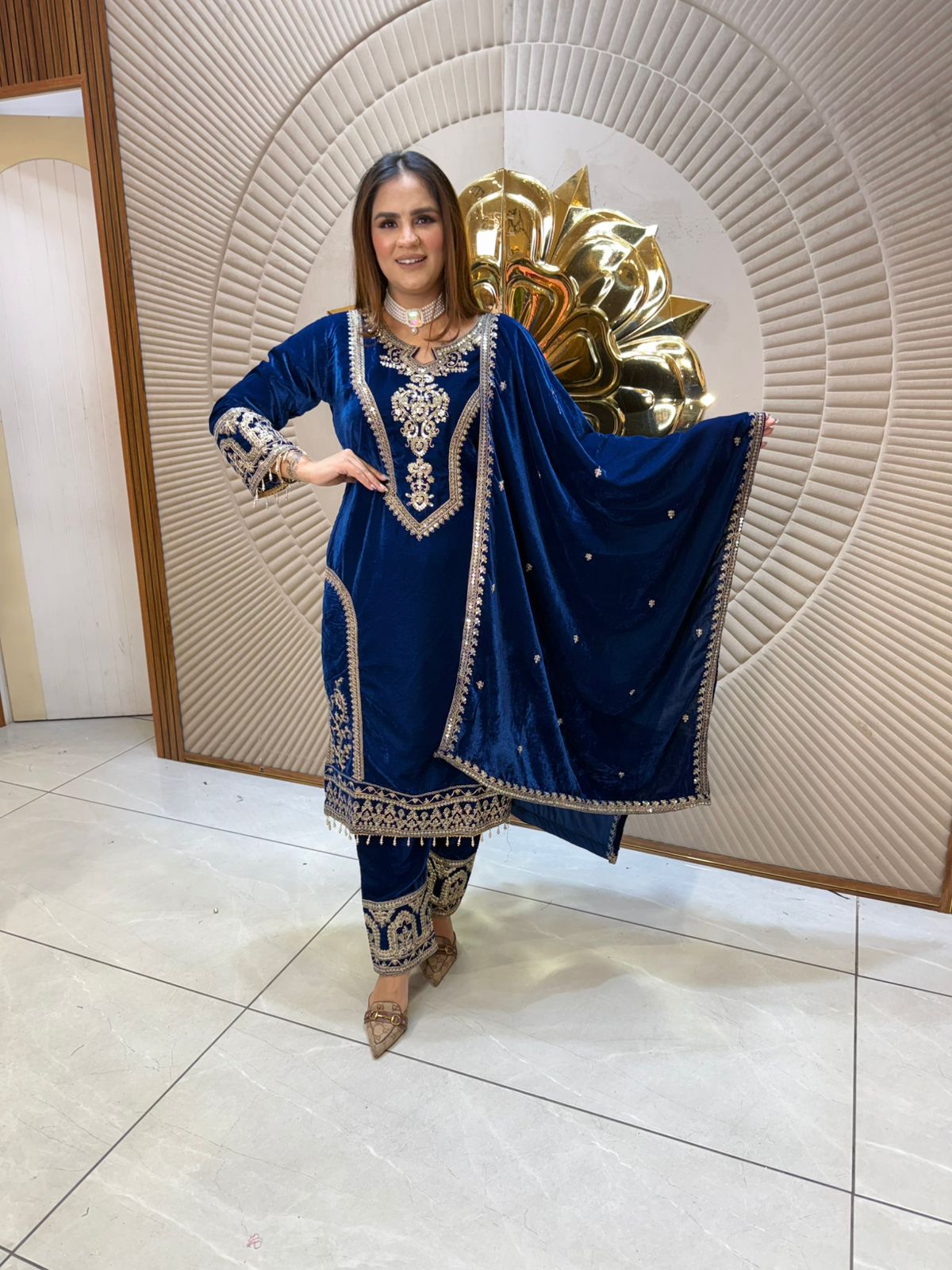 Beautiful Velvet Dress PC2252