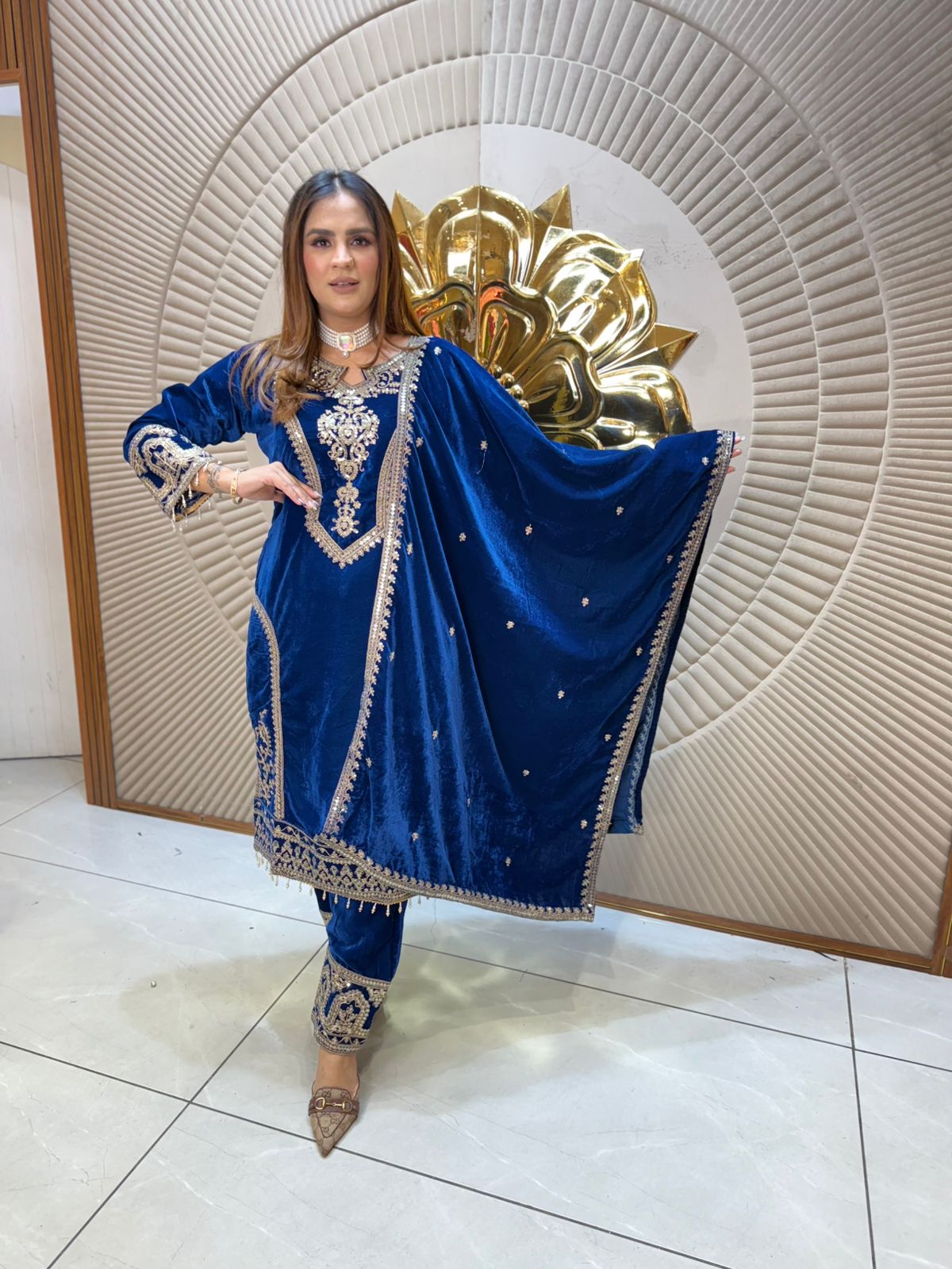 Beautiful Velvet Dress PC2252