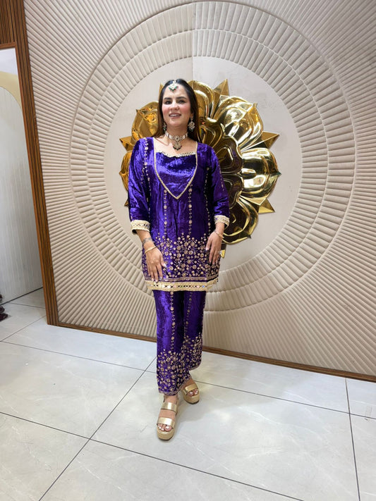 Elegant Dress With Lace Work PC2255