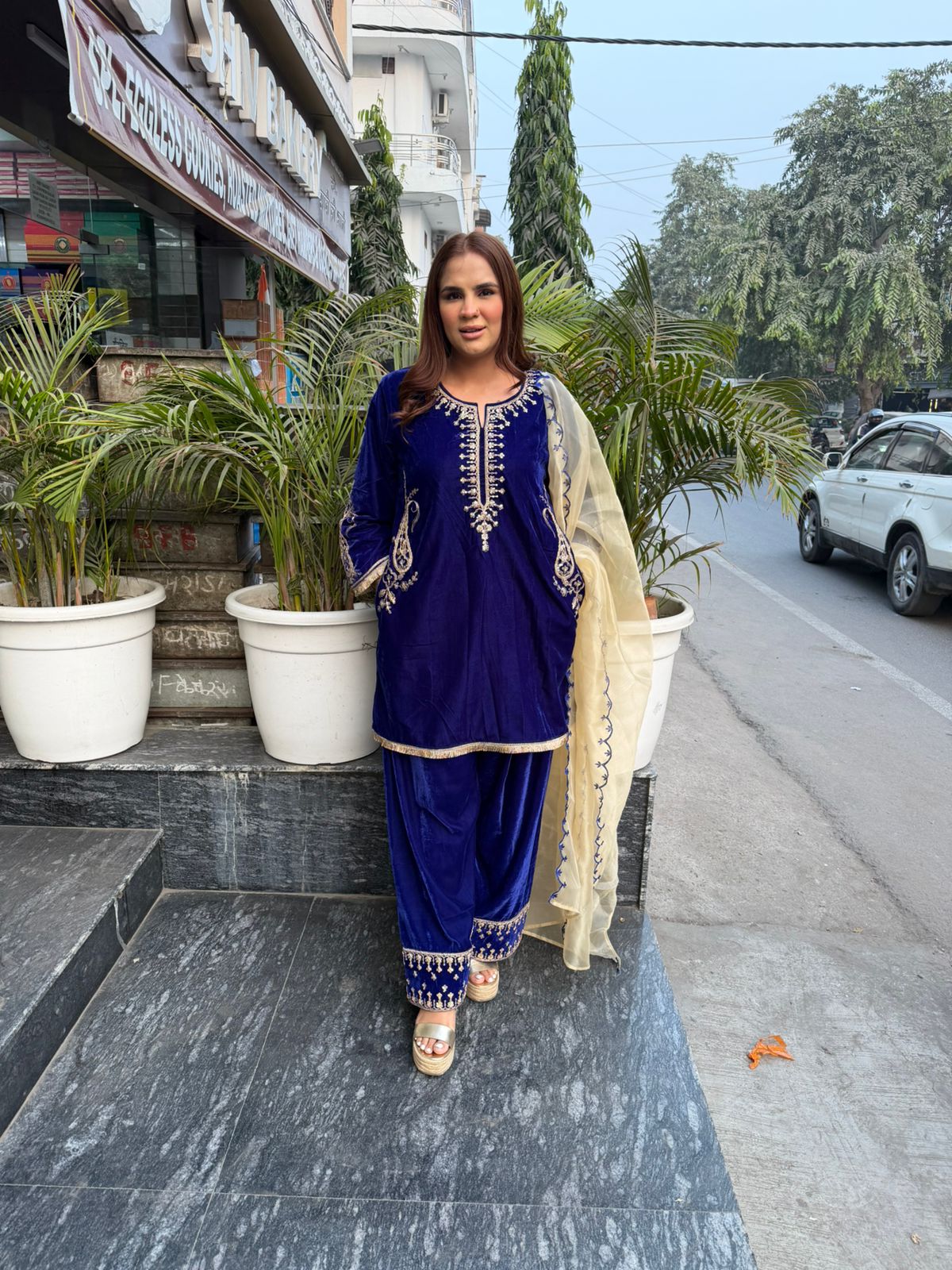 Elegant Velvet Suit PC2267