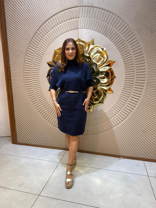 Elegant Woolen Dress PC2273