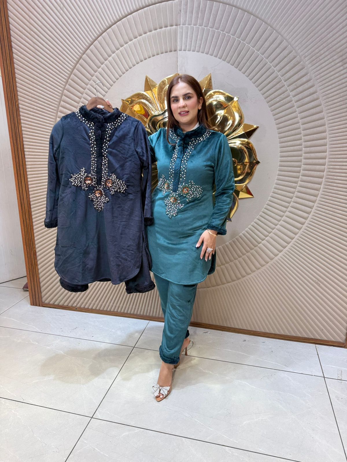 Elegant Winter Wear Dress PC2280