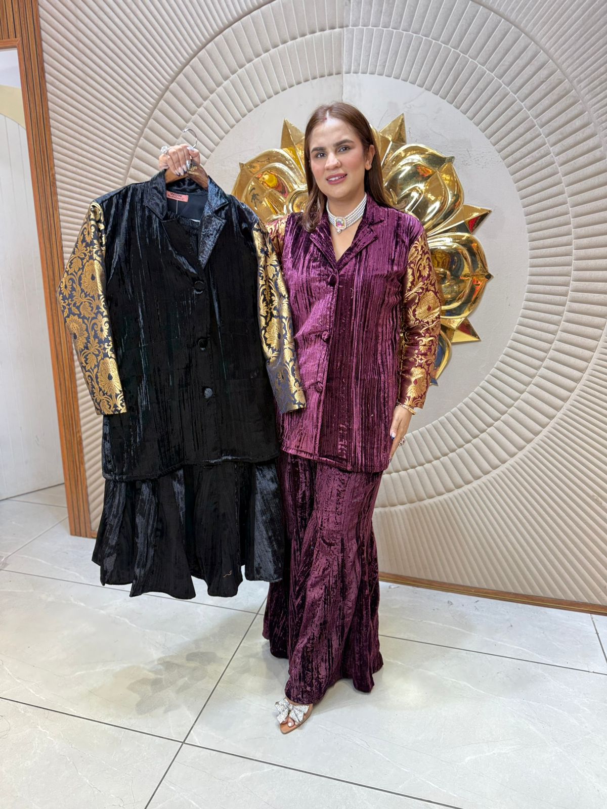 Elegant Velvet Dress PC2281