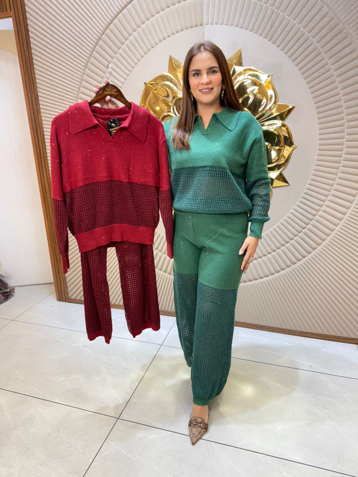 Elegant Winter Coord Set PC2289