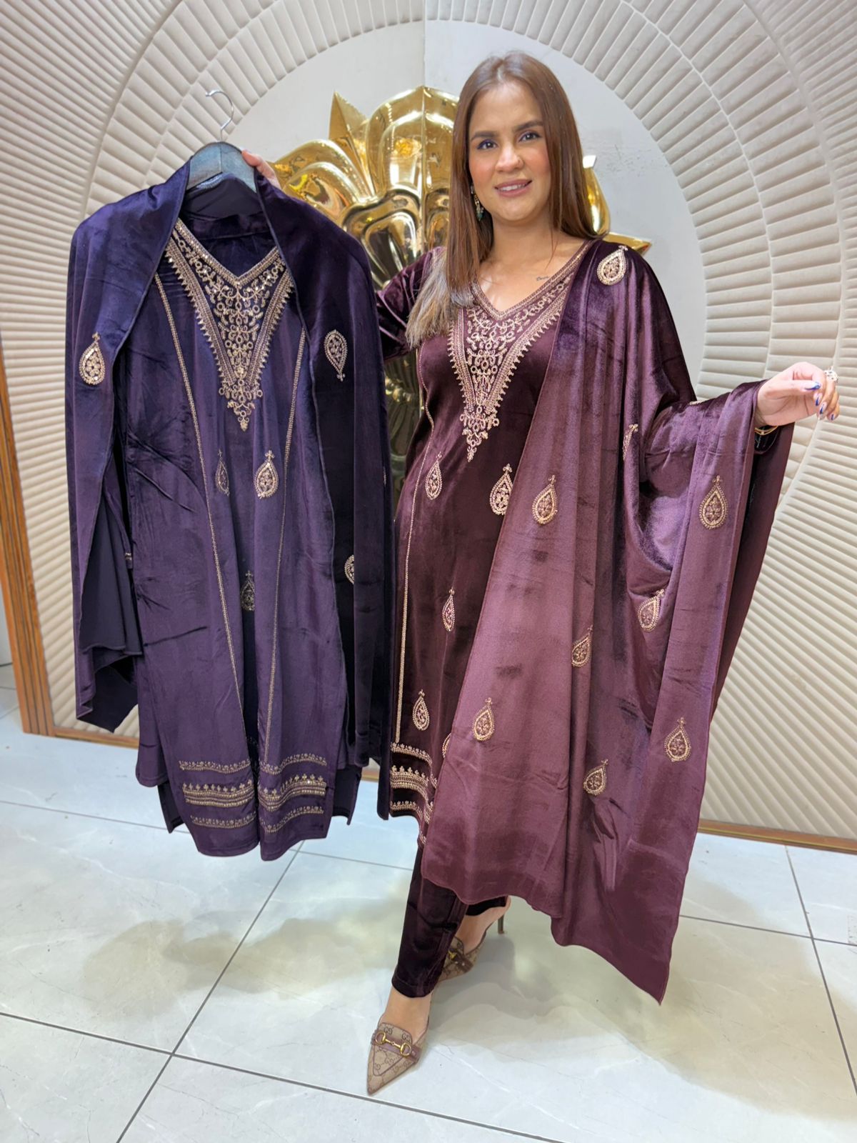 Elegant Winter Wear Suit PC2291