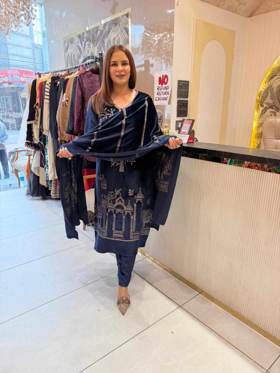 Stunning Velvet Suit PC2285