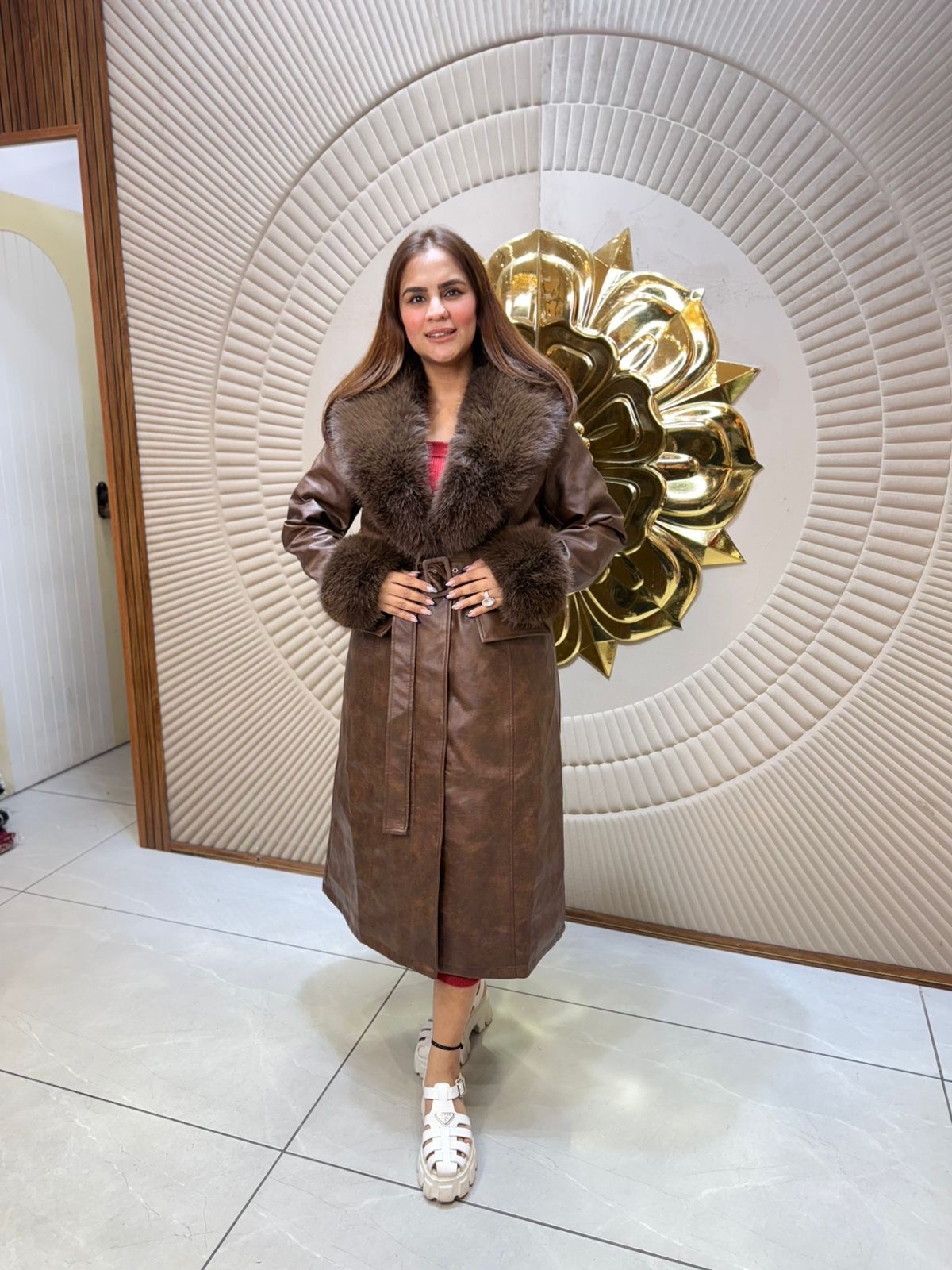 Beautiful Long Winter Coat PC2302