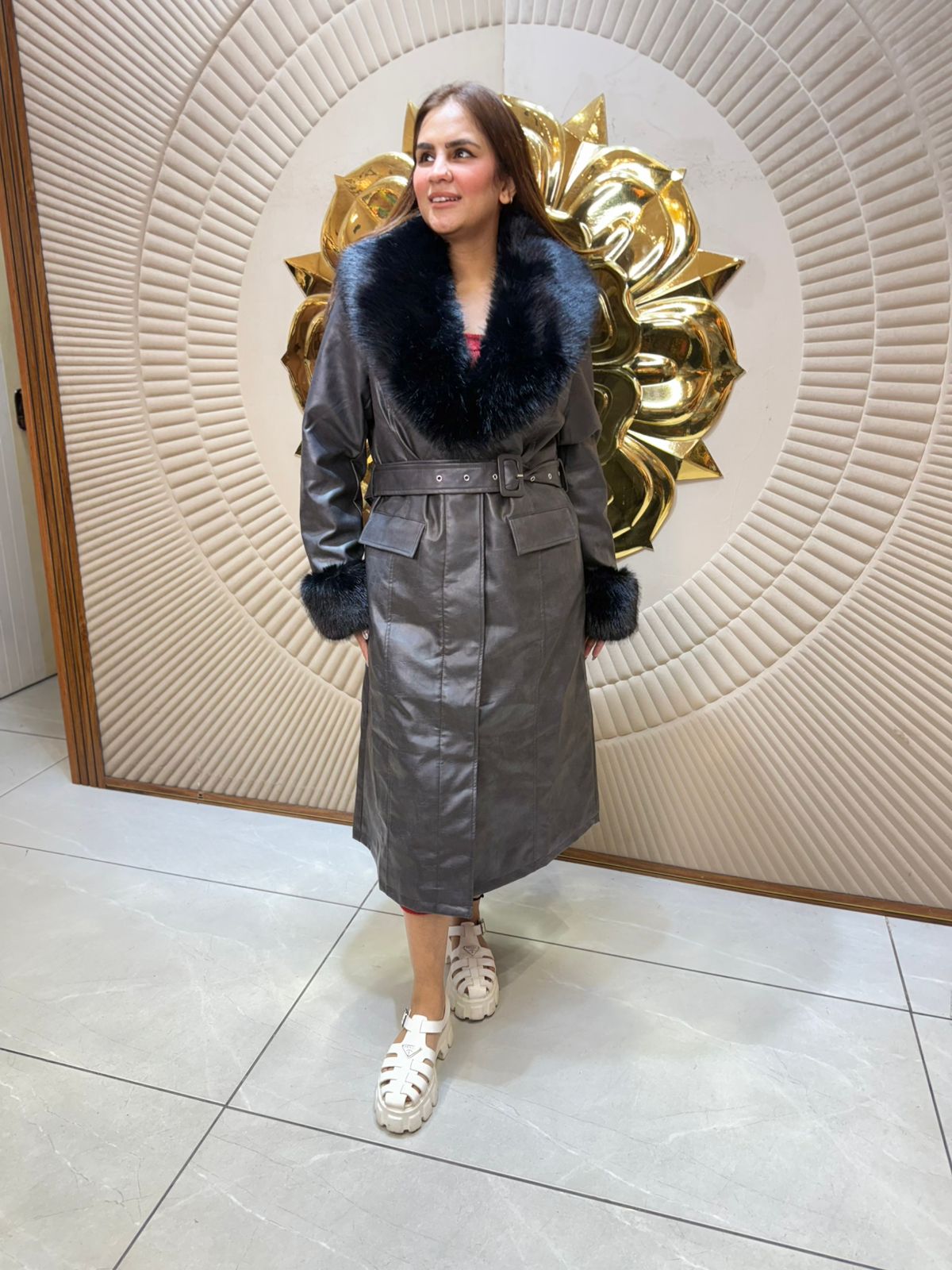 Beautiful Long Winter Coat PC2302