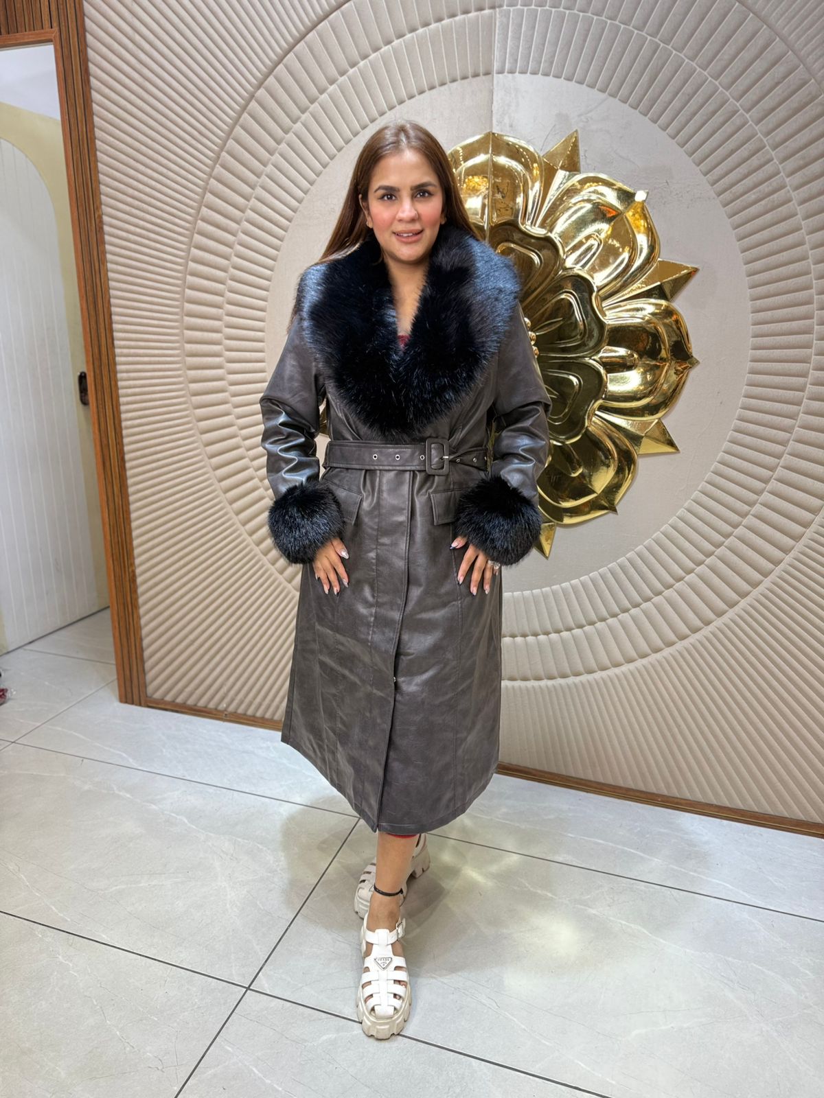 Beautiful Long Winter Coat PC2302