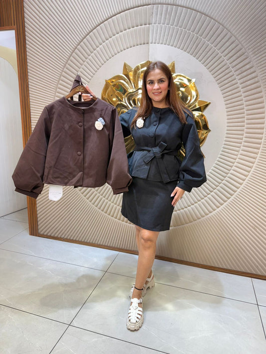 Stunning Blazer With Belt PC2304