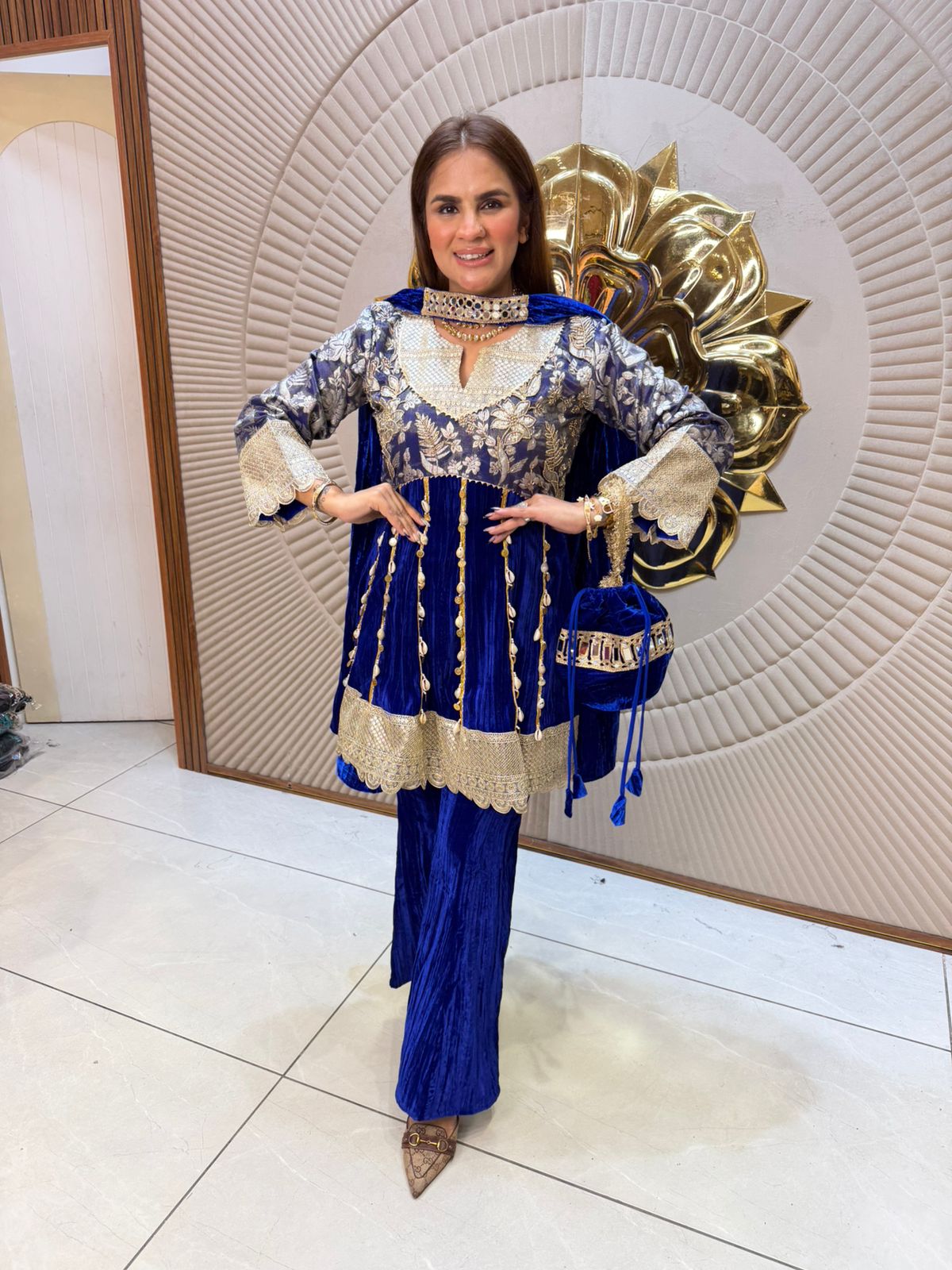Beautiful Velvet Suit PC2323