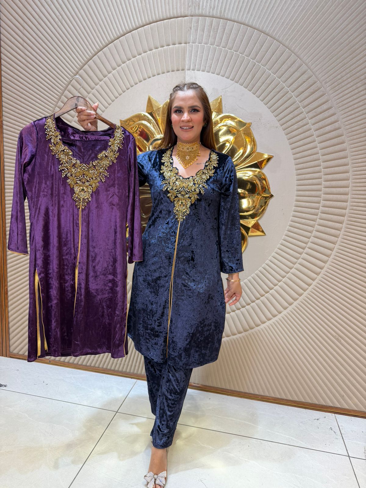 Beautiful Velvet Suit PC2328