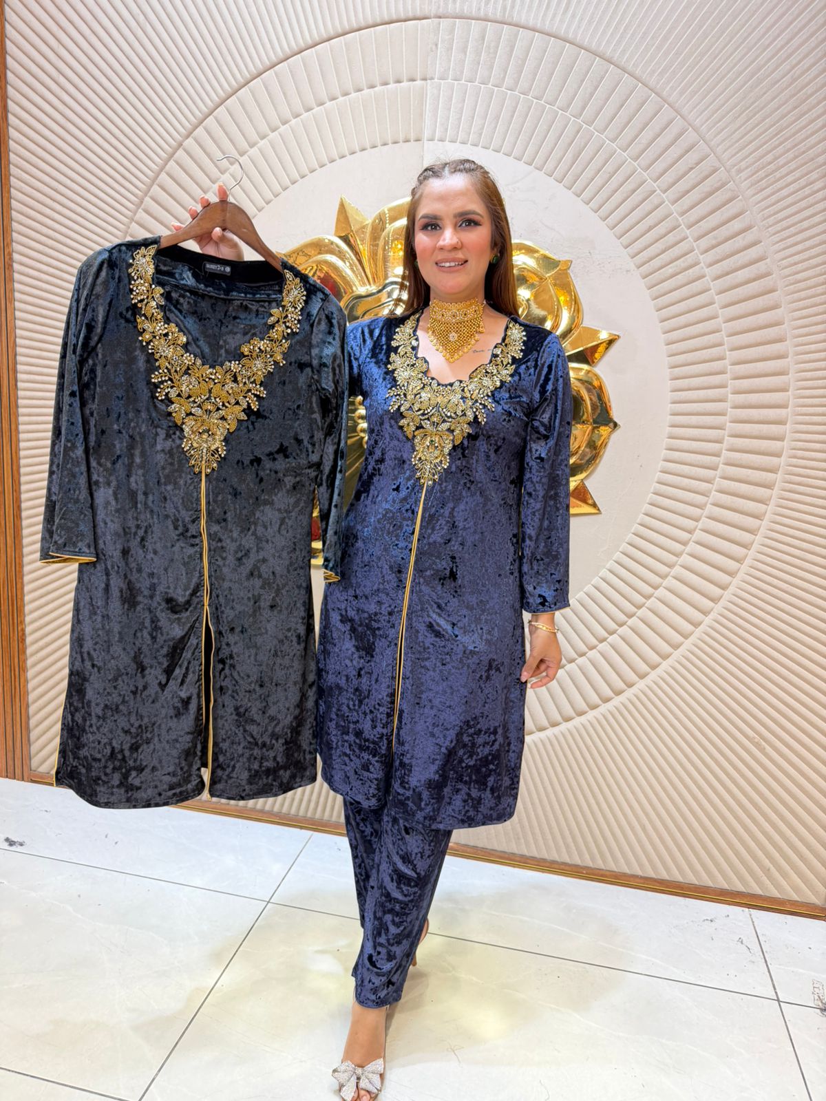 Beautiful Velvet Suit PC2328