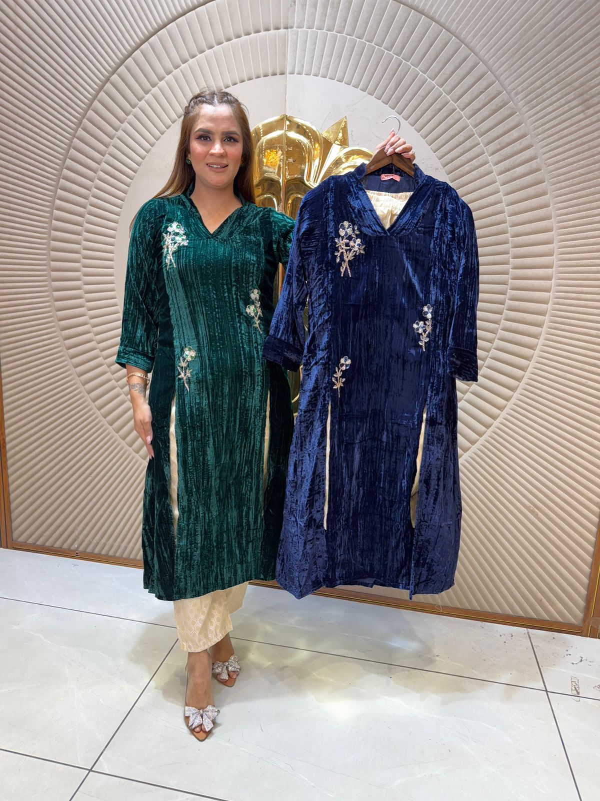 Velvet Wrinkle Shirt PC2330