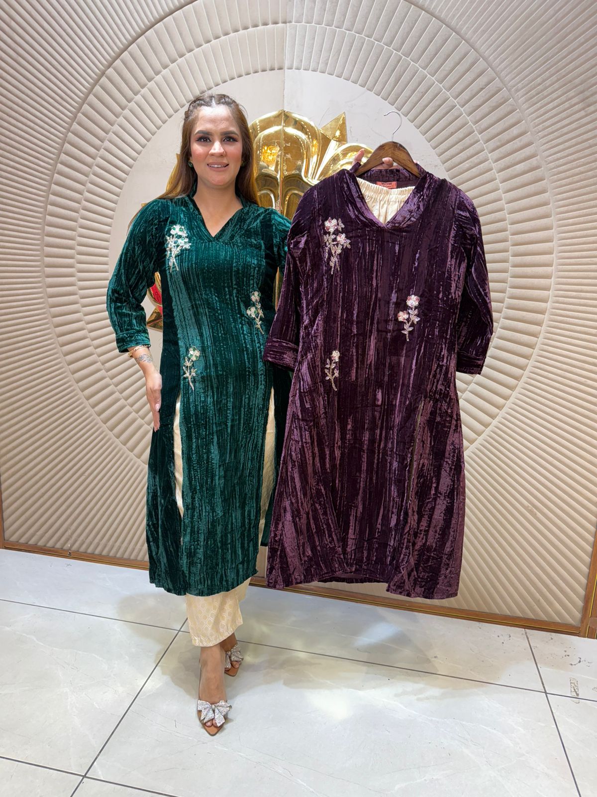 Velvet Wrinkle Shirt PC2330