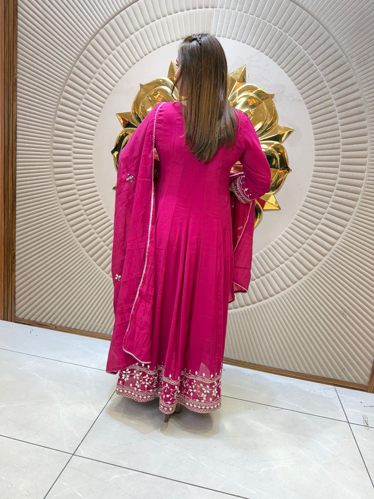 Anarkali Gotta Work Suit  PC2334