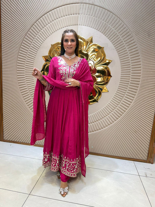 Anarkali Gotta Work Suit  PC2334