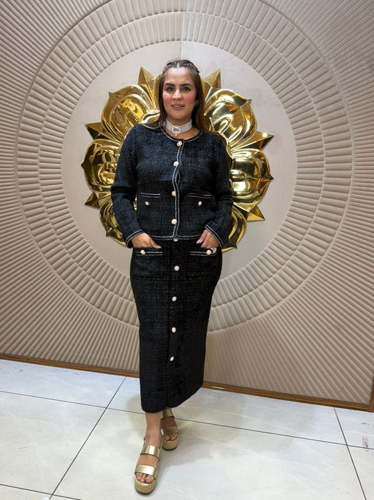 Cordinated Skirt And Top For Winters PC2343