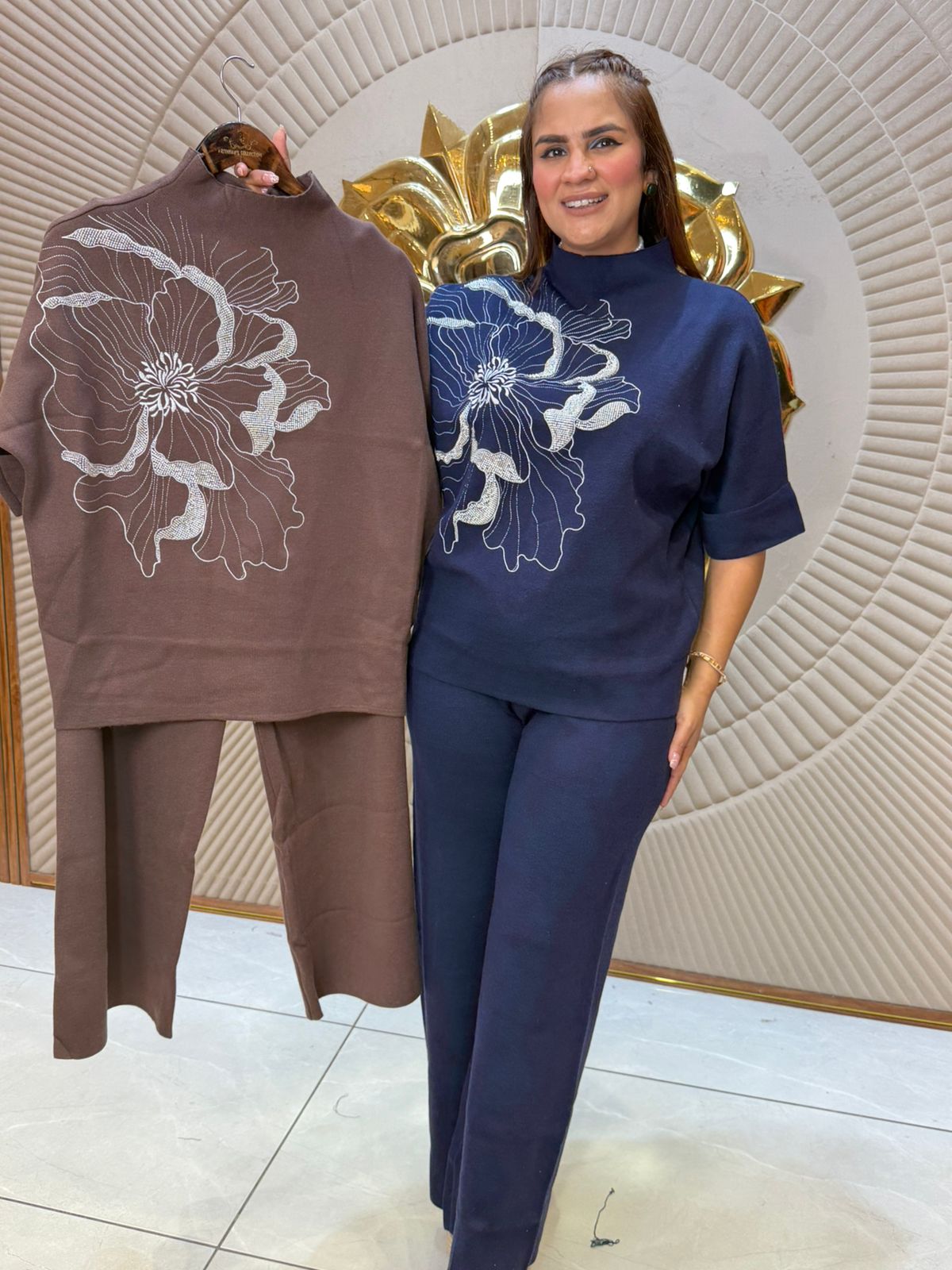 Imported Cordset With Front Flower PC2345