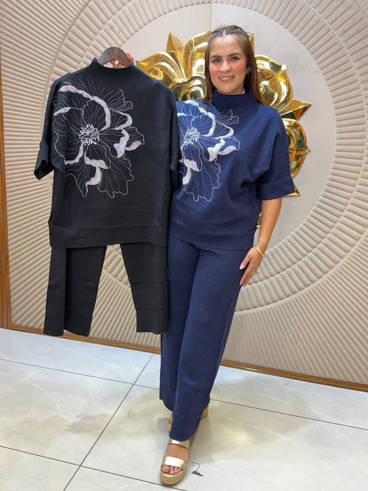 Imported Cordset With Front Flower PC2345