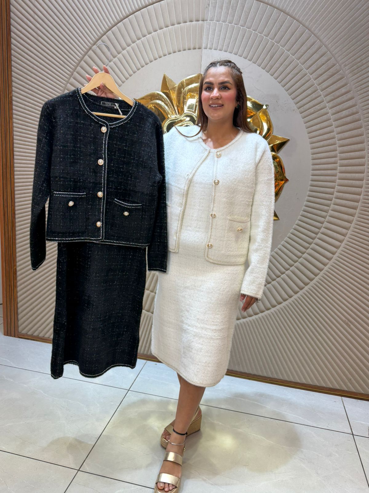 Two Piece Cordset - Dress & Top PC2346
