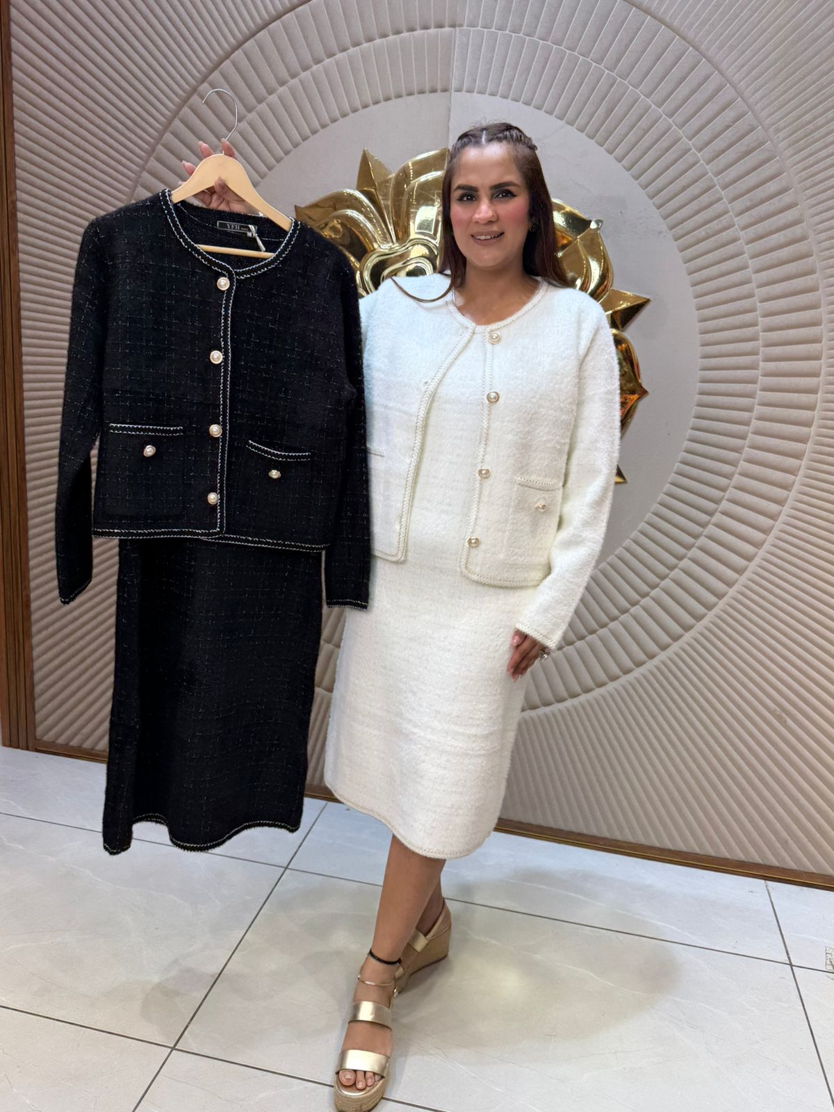 Two Piece Cordset - Dress & Top PC2346
