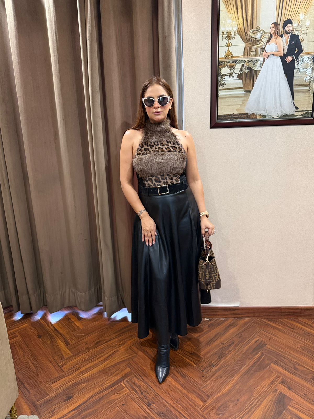 Elegant Leather Skirt PC2362