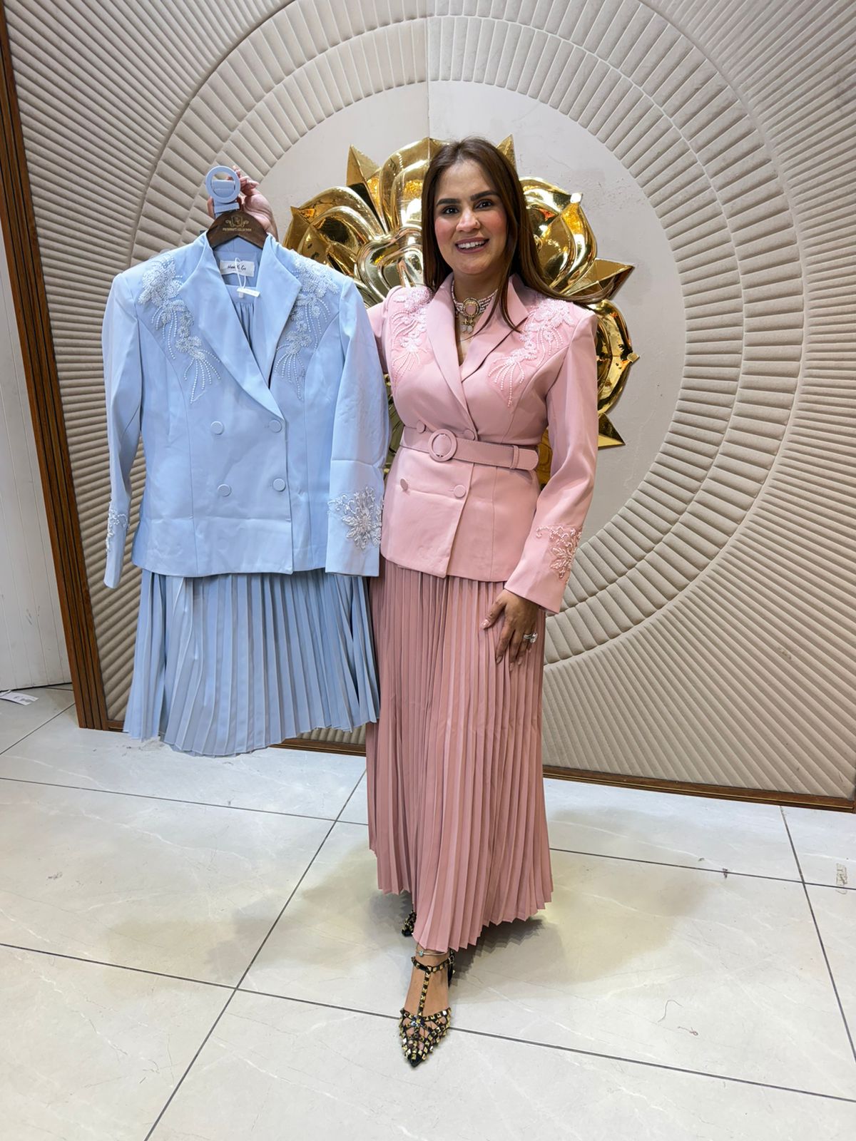 Elegant Dress with Belt PC2371