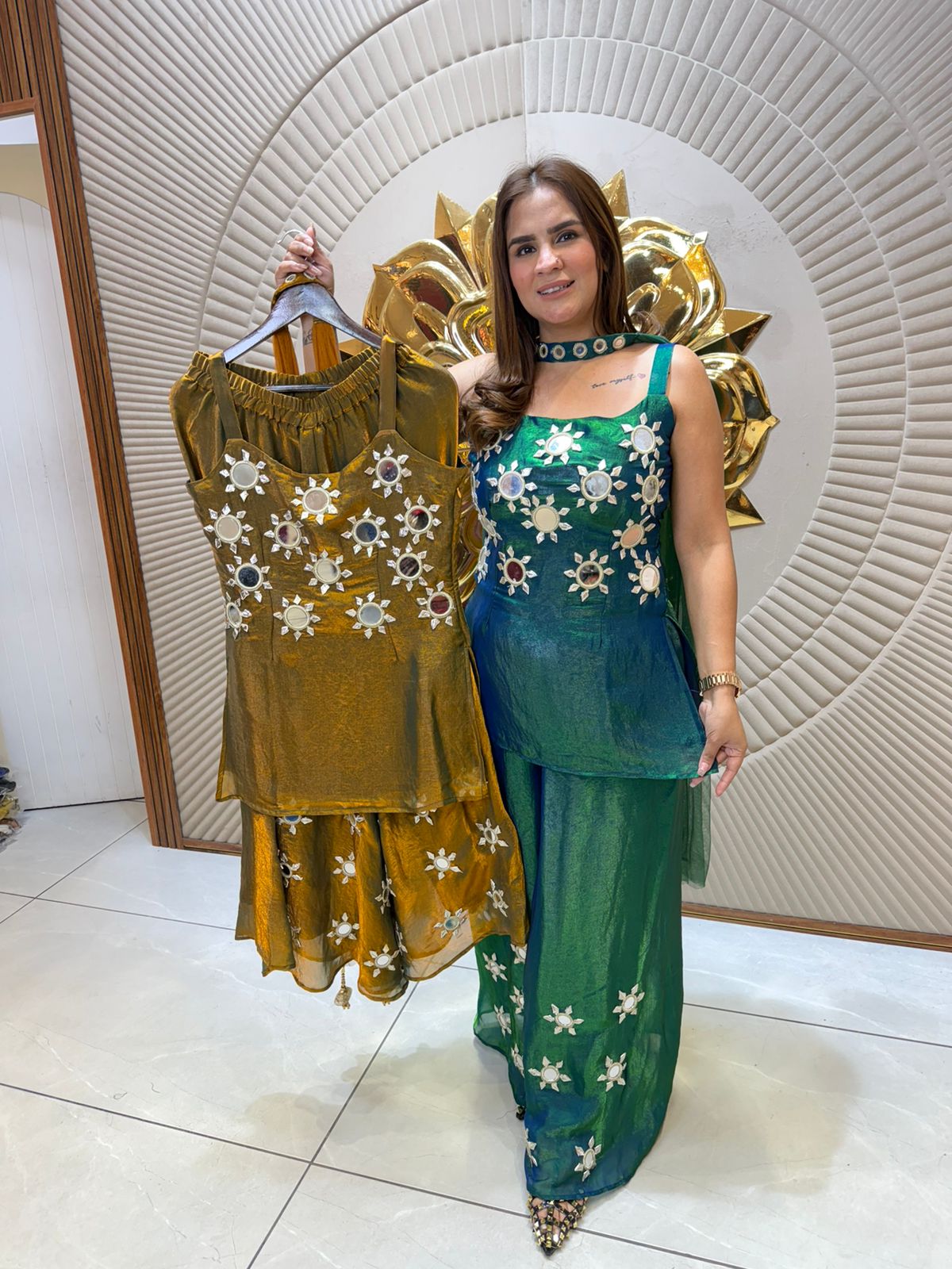 Elegant Flower Design Dress PC2386