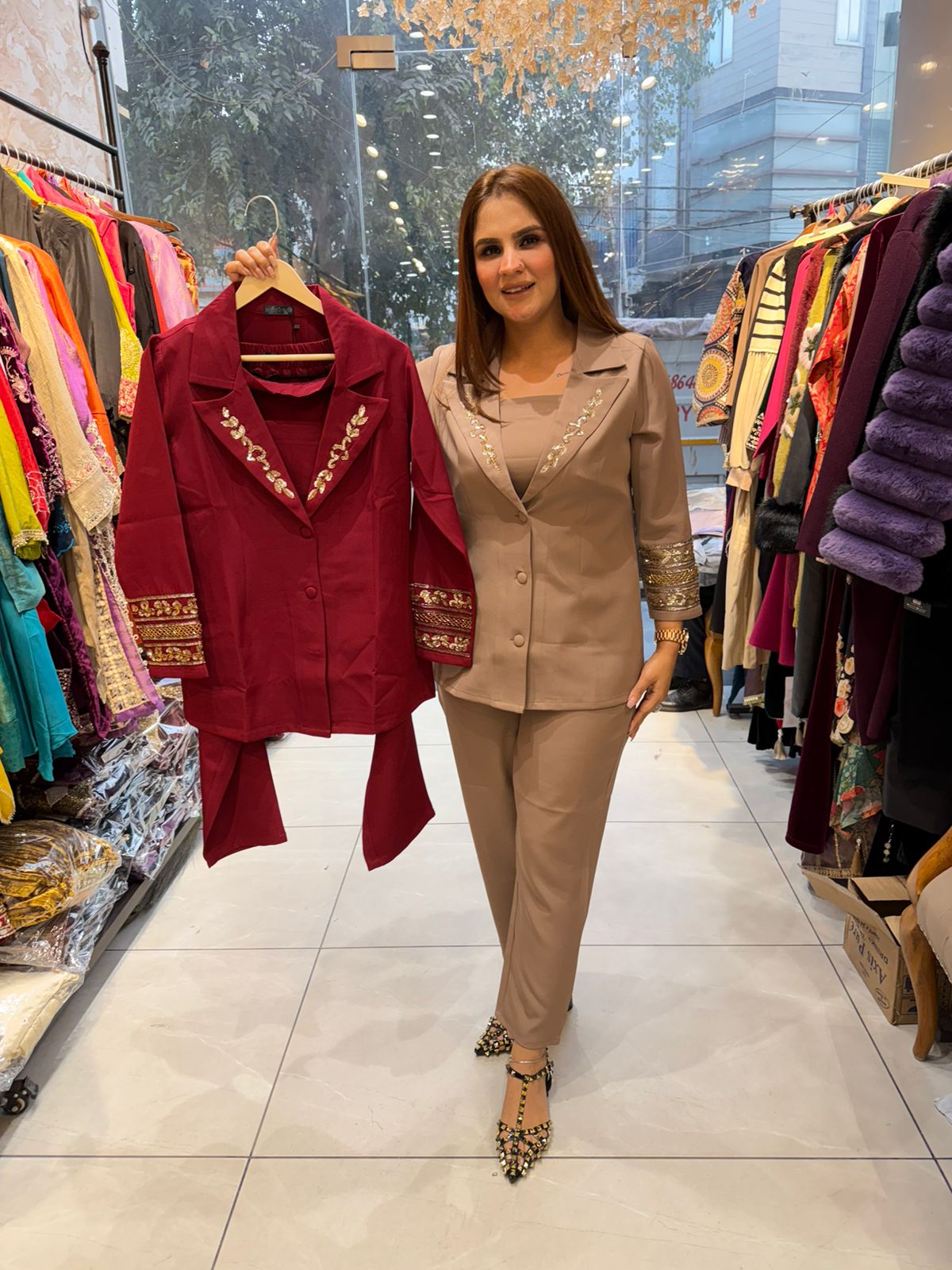 Stunning 3Pc Blazer Set PC2393