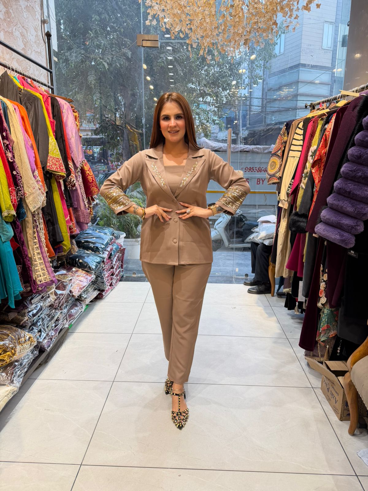 Stunning 3Pc Blazer Set PC2393