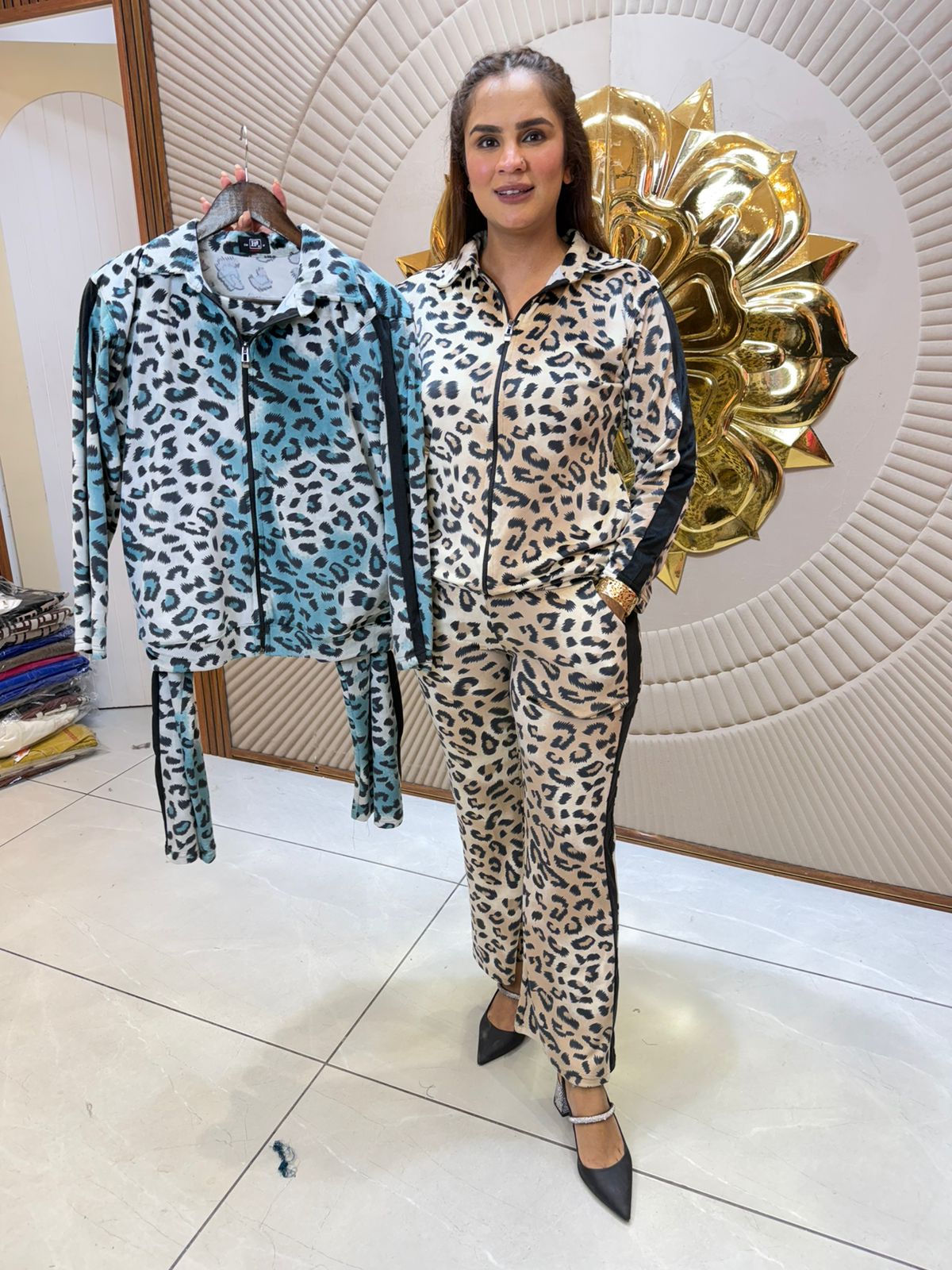 Elegant Tiger Look Coord Set PC2414