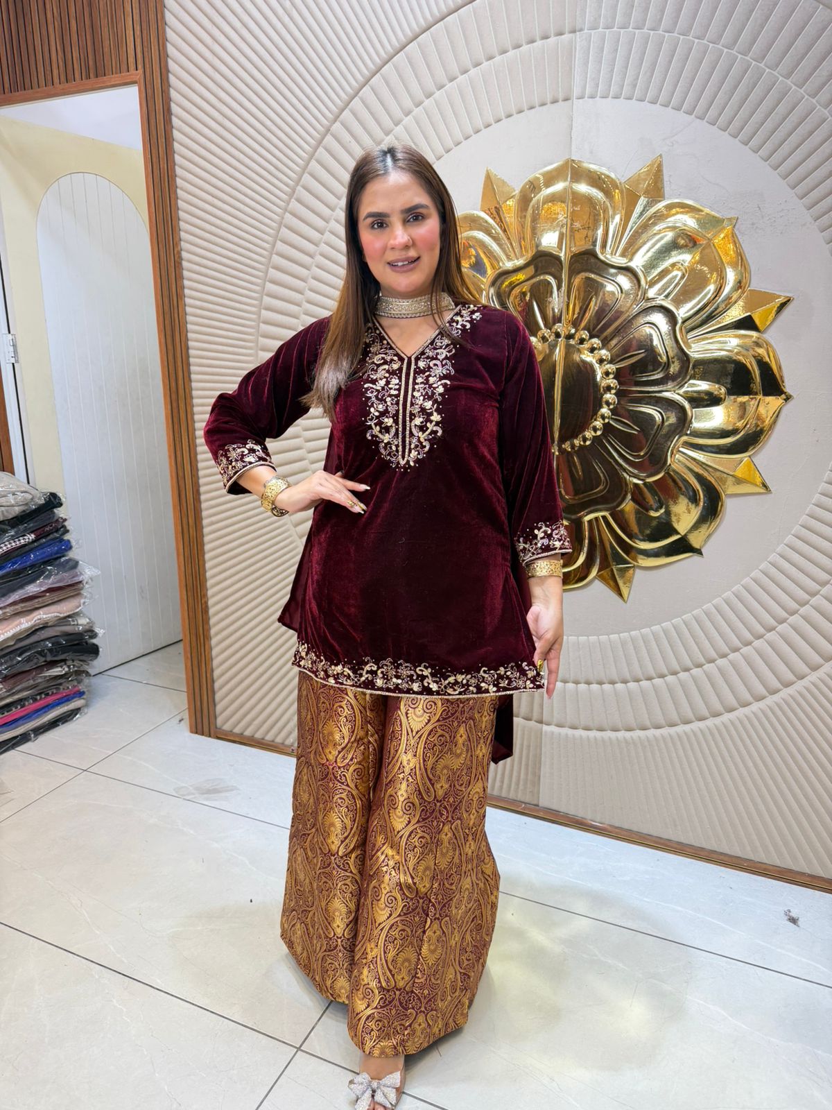 Elegant Velvet Dress PC2460